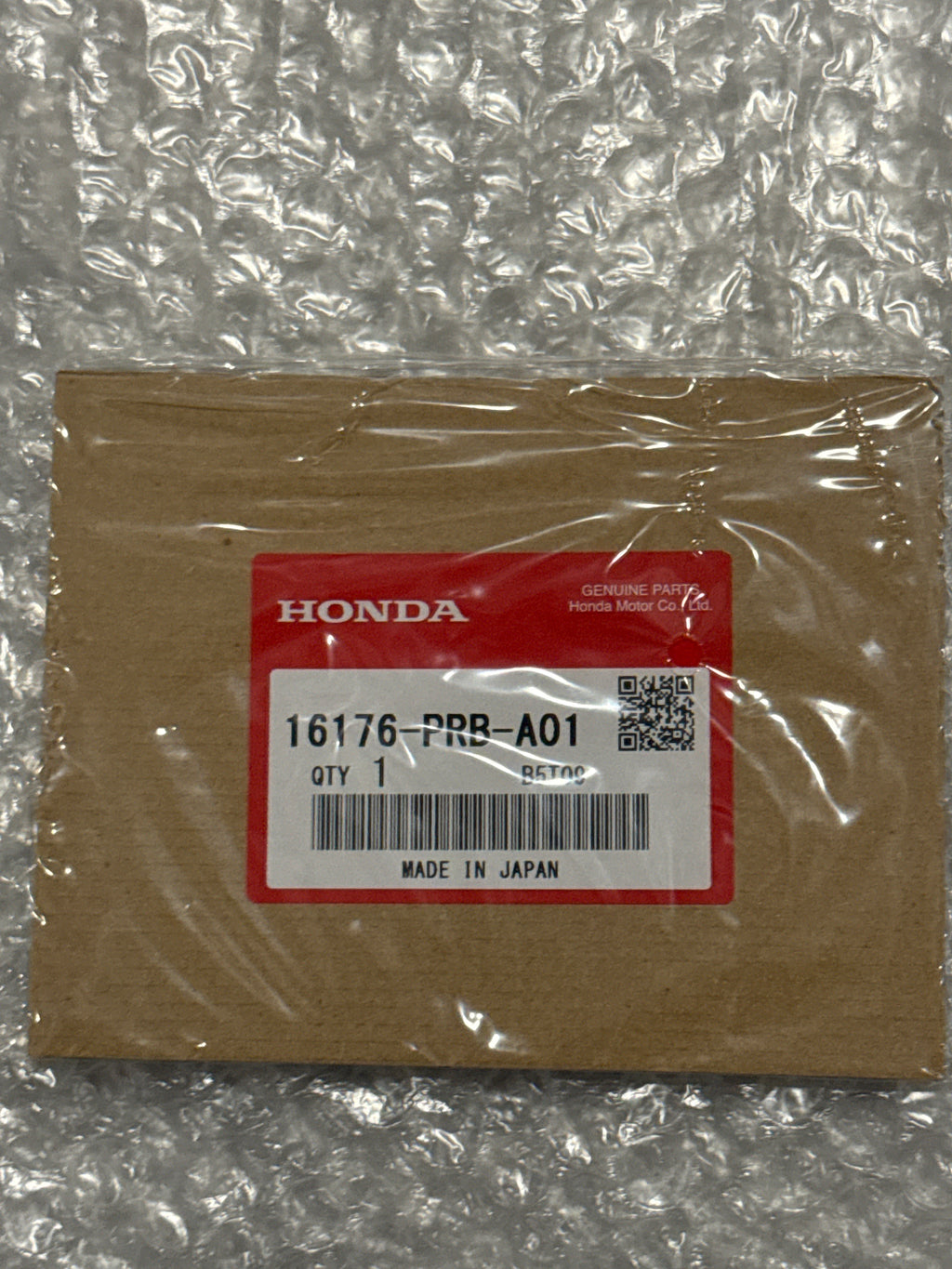 HONDA GENUINE THROTTLE BODY GASKET 16176-PRB-A01 KSERIES EP3 DC5