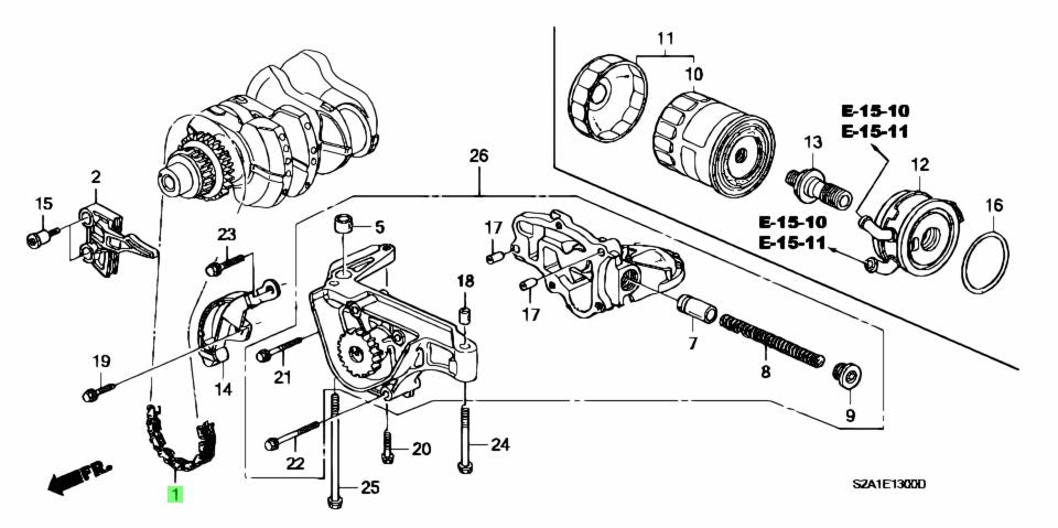 HONDA GENUINE OIL PUMP CHAIN 13441-PCX-004 KSERIES EP3 DC5 FD2 S2000