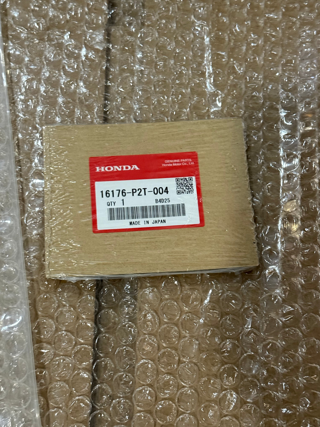 HONDA GENUINE THROTTLE BODY GASKET - 16176-P2T-004 EK4 EK9 BSERIES