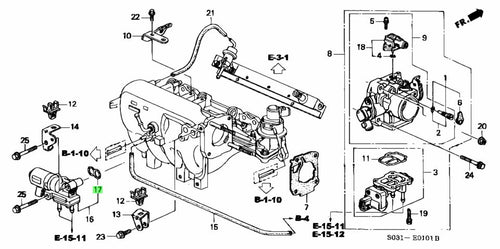 HONDA GENUINE  IDLE VALVE GASKET 36455-PT3-A01 EG6 EK4 EK9 DC2 DB8