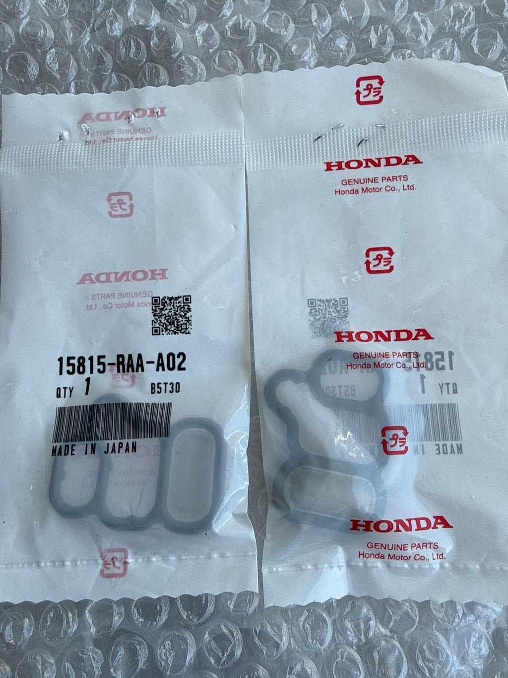 HONDA GENUINE VTEC SOLENOID GASKET 15815-RAA-A02 KSERIES EP3 FN2 FD2 DC5