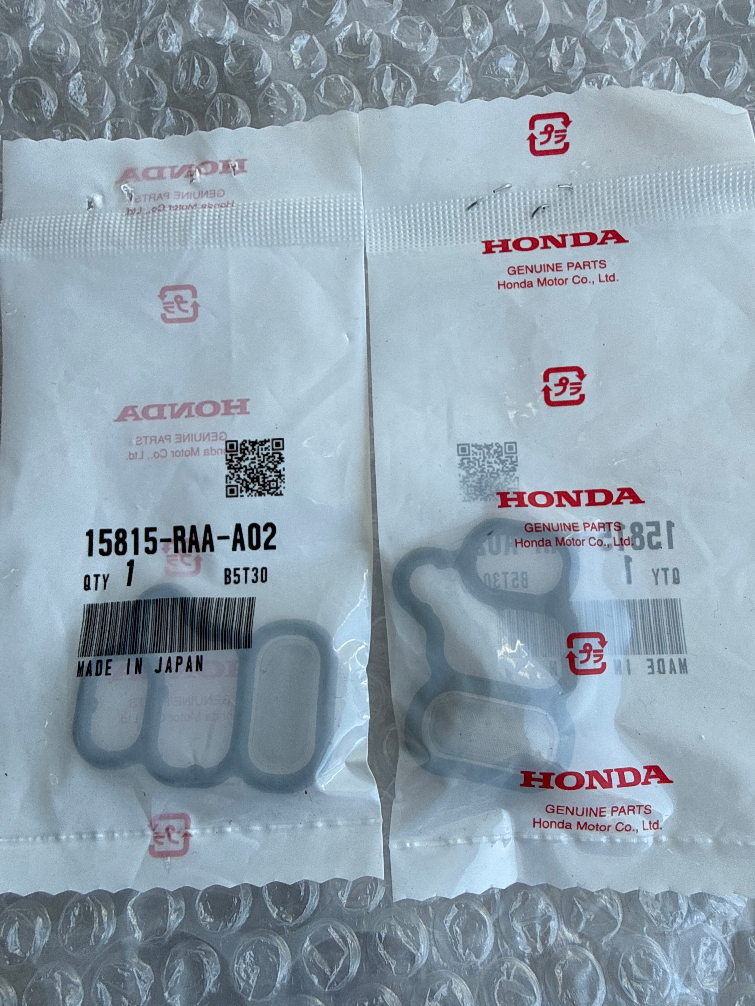 HONDA GENUINE VTEC SOLENOID GASKET 15815-RAA-A02 KSERIES EP3 FN2 FD2 DC5