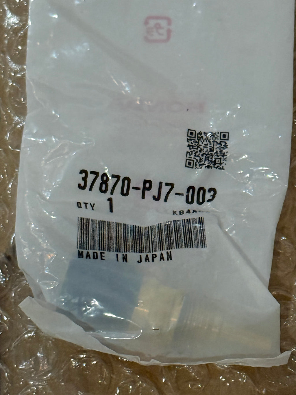 HONDA GENUINE COOLANT TEMPERATURE SENSOR 37870-PJ7-003