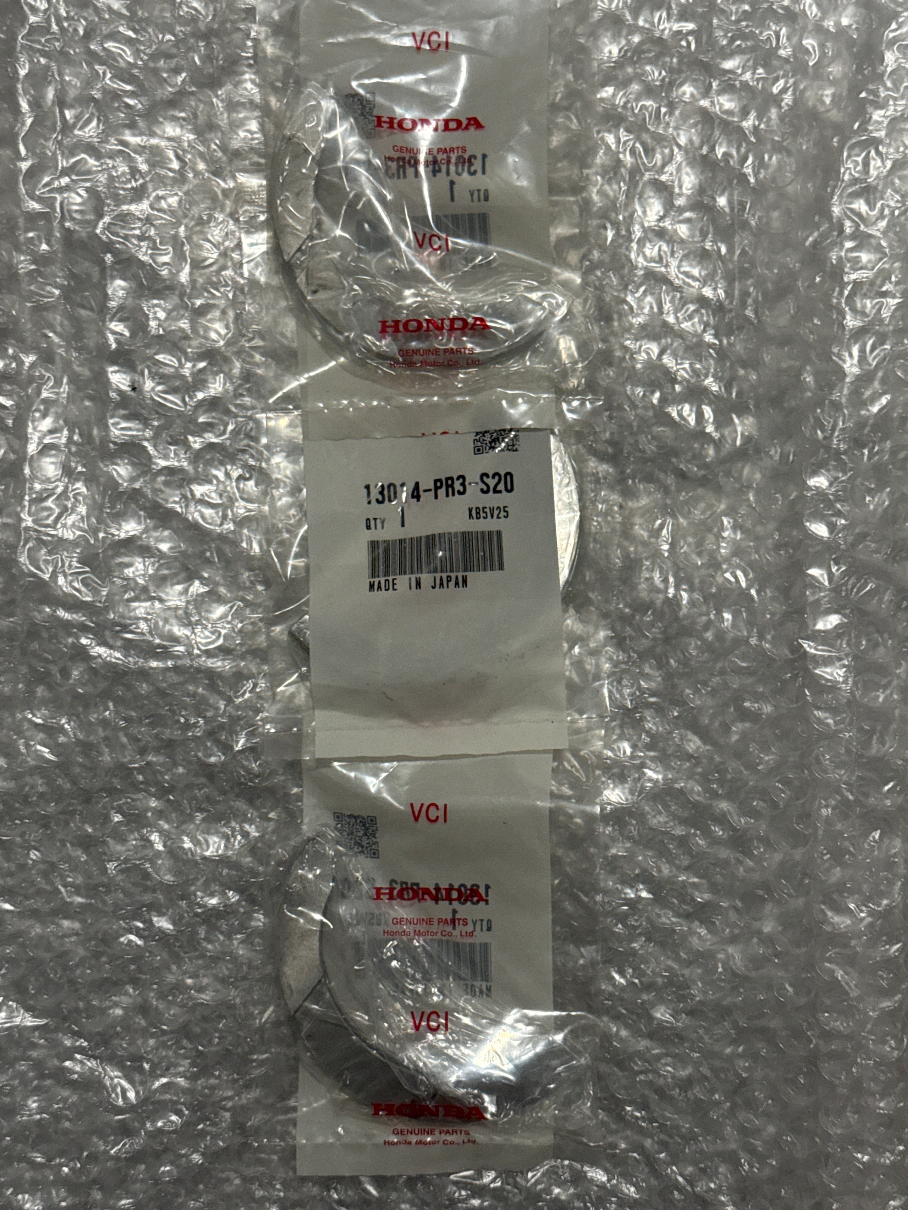 HONDA GENUINE THRUST WASHERS 13014-PR3-S20 SET(X2)