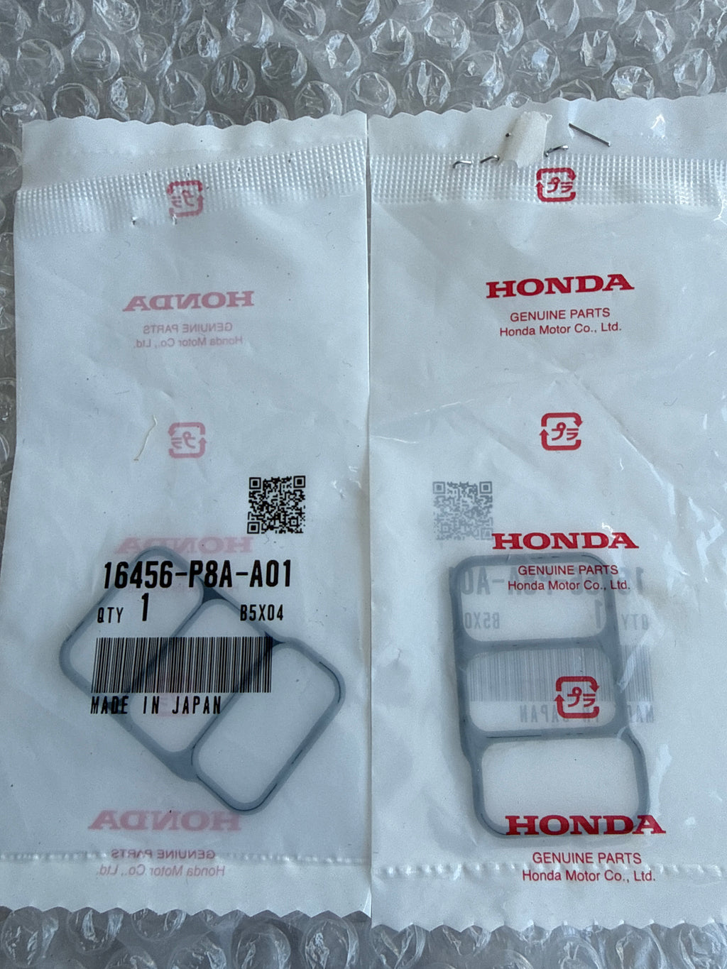 HONDA GENUINE IDLE VALVE GASKET 16456-P8A-A01 KSERIES DC5 EP3