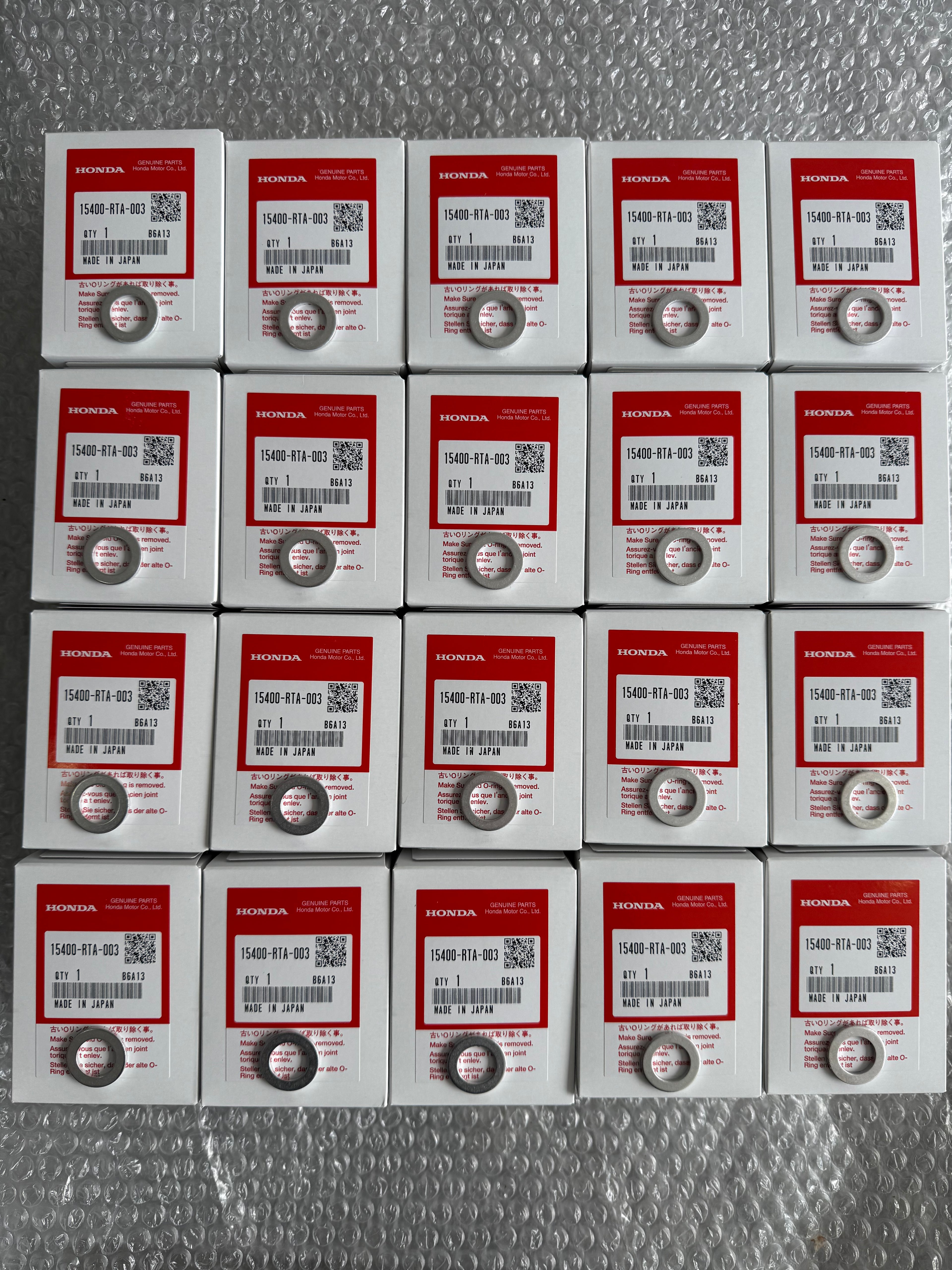 HONDA GENUINE OIL FILTER 15400-RTA-003 WITH WASHER