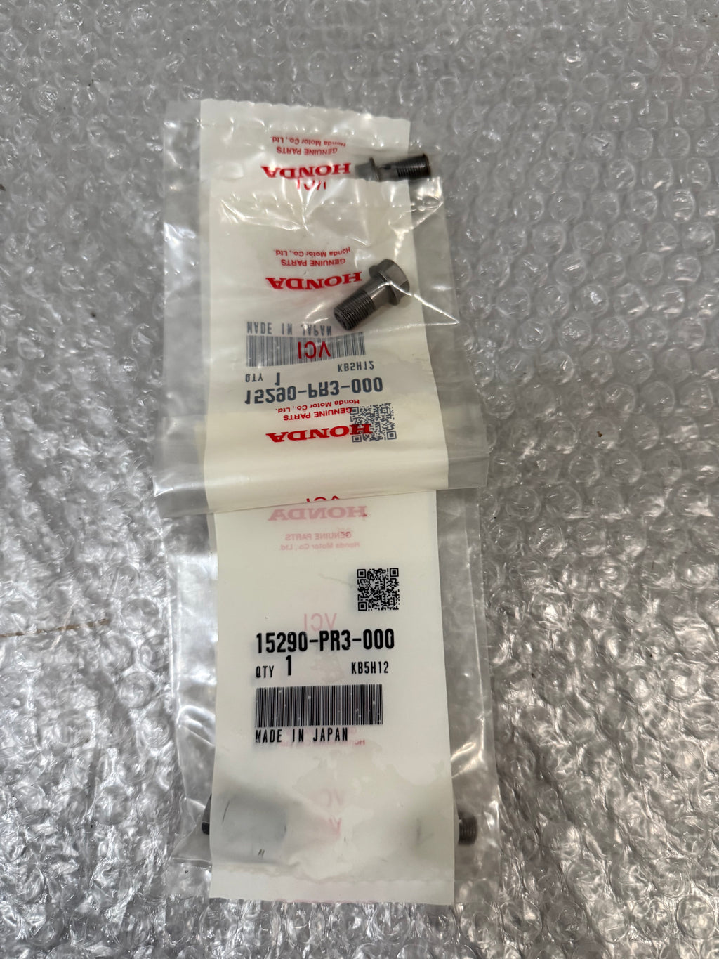 HONDA GENUINE OIL JET MOUNTING BOLT 15290-PR3-000 (x4) BSERIES EK9 EG6 EK4 DB8 DC2