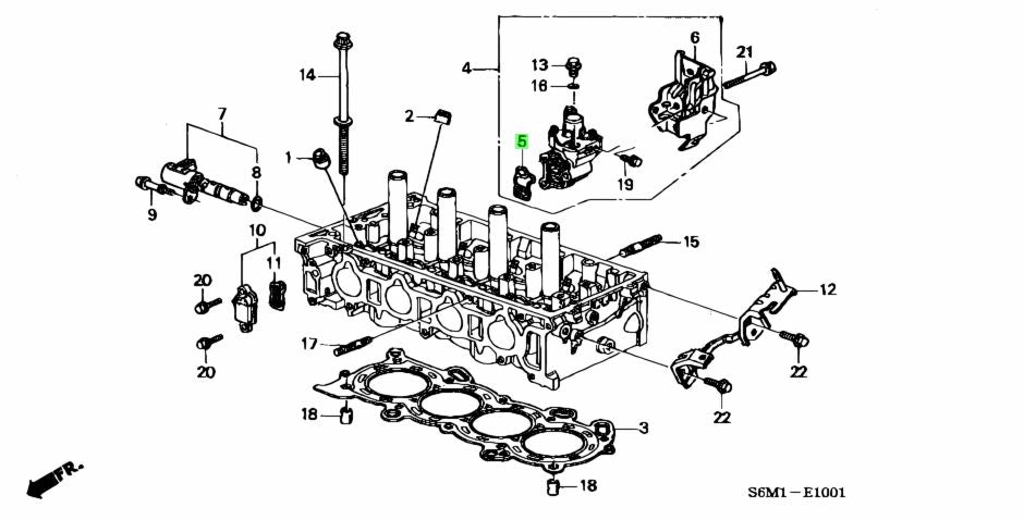 HONDA GENUINE VTEC SOLENOID GASKET 15815-RAA-A02 KSERIES EP3 FN2 FD2 DC5